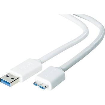 Micro USB 3.0 Kablo 1 Metre - Beyaz