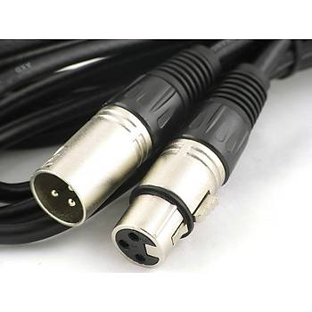XLR Erkek - Dii Mikrofon Kablosu 2 Metre