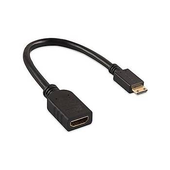 Mini HDMI to HDMI Dii evirici Kablo 15 cm