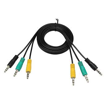3'l Stereo Kablo (5.1 Ses Sistemi Kablosu)