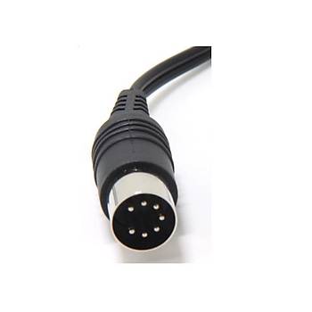 7 Pin Din Erkek to 2x RCA Gold Dii evirici Kablo 15 cm