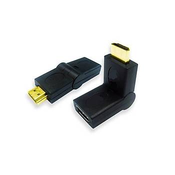 HDMI Hareketli evirici 180 Derece Ayarl