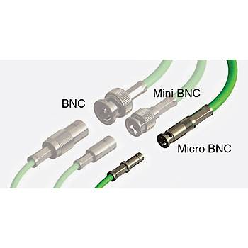 RG-174 / RG-316 Tipi Skmal Mini BNC Erkek Konnektr