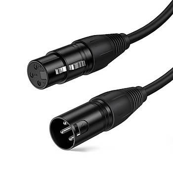 XLR Erkek - Dii Kaliteli Mikrofon Kablosu 15 Metre