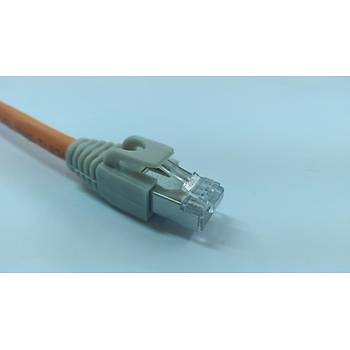 Cat. 7 Kaliteli Network Patch Kablo 50 Metre - Turuncu