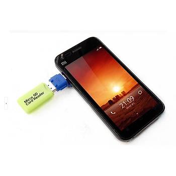 Android Adam Micro USB OTG evirici - Yeil