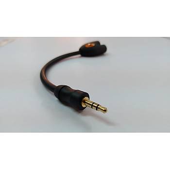 MYKABLO 3.5 mm TRS Stereo oklayc Kablo - Siyah