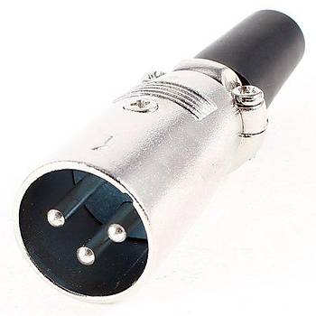 3 Pin XLR Erkek Kelepeli Jack