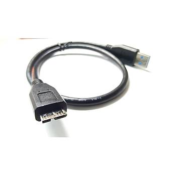 USB 3.0 Harici Disk Kablosu 50 cm - Siyah