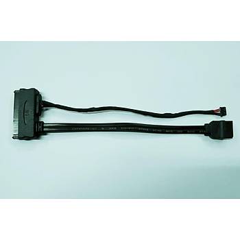 7+15 Pin Power+Data to Sata Data+5 Pin Power Kablo