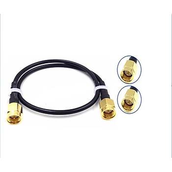 RG-58 SMA Erkek - Erkek Kablo 50 cm
