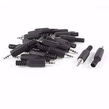 2.5 mm Plastik Stereo Erkek Jack - 10 Adet