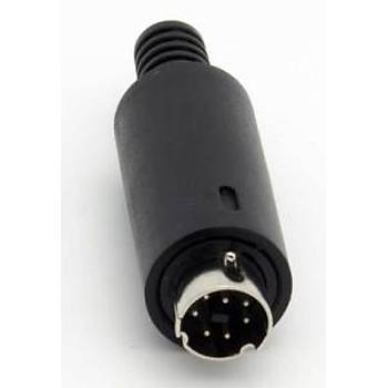 Mini Din Erkek Konnektr - 7 Pin