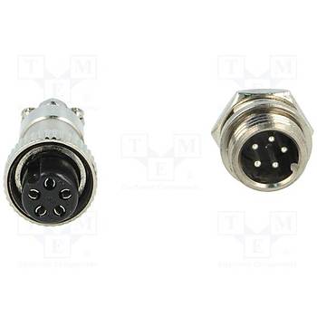 M12 5 Pin Konnektr Erkek+Dii