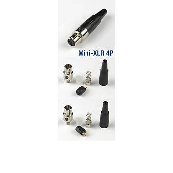 4 Pin Mini XLR Di�i Konnekt�r