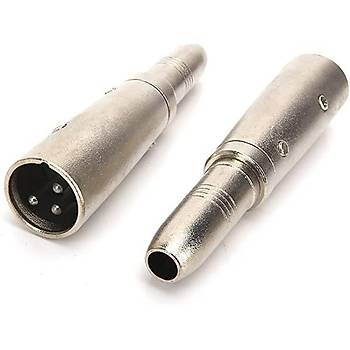 XLR Erkek - 6.3 mm Stereo Dii evirici Aparat