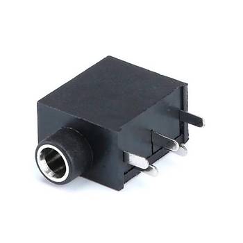 3.5 mm TRS Stereo Kart Tipi Dii Jack - Dik Soket
