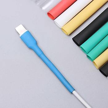 IPhone arj Kablosu Koruyucu Makaron 12 Adet 6 cm