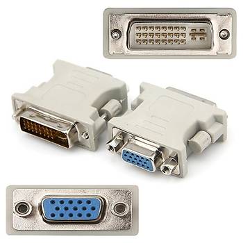 24+5 DVI Erkek - VGA Dii evirici Aparat