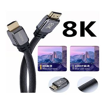 8K HDMI Ultra HD High Speed 48Gbps Kablo 3 Metre