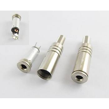 3.5 mm TRS Stereo Di�i Metal Jack - 10 Adet