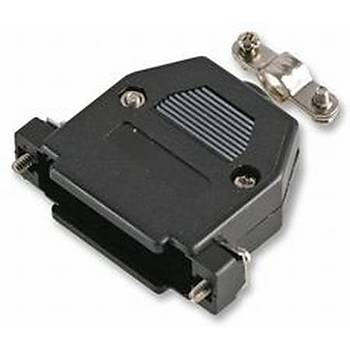 25 Pin D-Sub Konnektr Kapa - Siyah