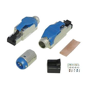 Cat. 8 RJ45 Endstriyel Tip IP20 STP Konnektr