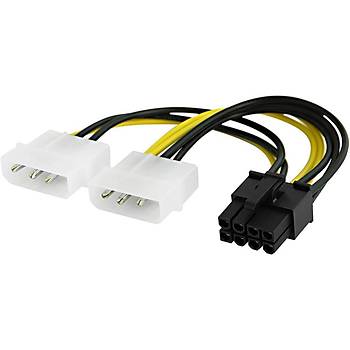 8 Pin to 2x Molex Ekran Kart Power Kablosu