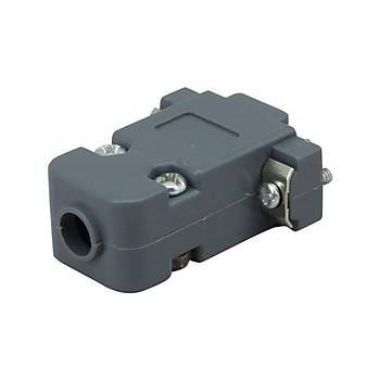 9 Pin D-Sub Konnektr Kapa - Gri (ift)