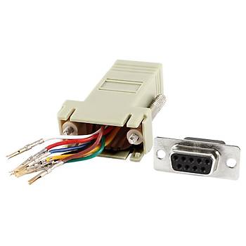 D-Sub 9 Pin Dii - RJ45 Dii Modler evirici