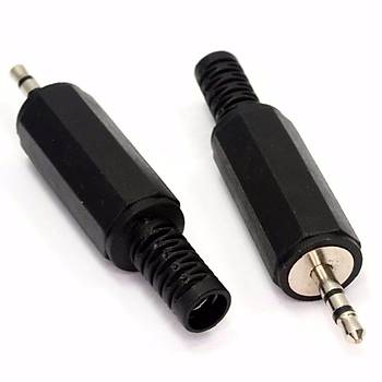 2.5 mm Plastik Stereo Erkek Jack - 10 Adet