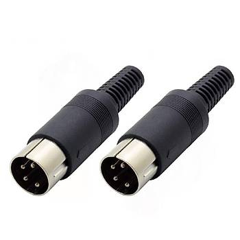 Din Erkek Konnektr - 4 Pin