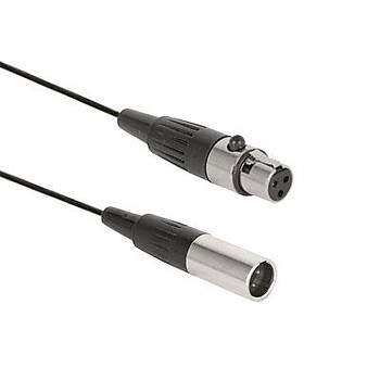 3 Pin Mini XLR Erkek - Dii Uzatma Kablosu 5 Metre
