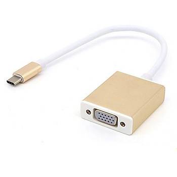 USB 3.1 Type-C Giri - VGA k evirici Kablo