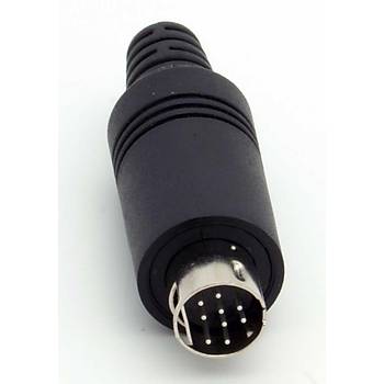 Mini Din Erkek Konnektr - 9 Pin