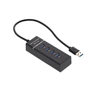 USB 3.0 4 Port Hub 1.2 Metre Kablolu