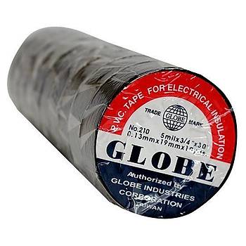 Globe Siyah Elektrik zolasyon Band - 10'lu