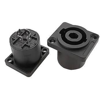 Speakon Şase Tipi Dişi Konnektör