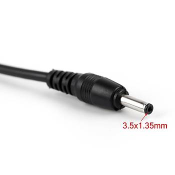 DC 3.5x1.35 mm Adaptr Tamir Kablosu 1.5 Metre