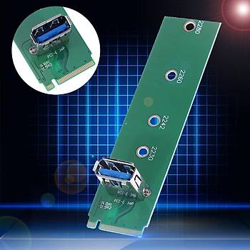 M.2 NGFF PCI-E Kanal USB 3.0 Port Dntrc