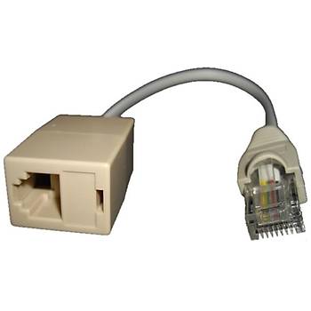 RJ45 evirici Kablo - RJ45 Erkek - RJ11 Dii