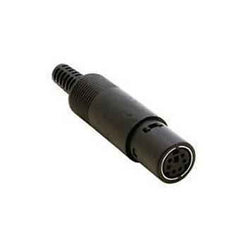 Mini Din Dii Konnektr - 6 Pin