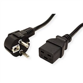 3x1.5 mm C19 Power Kablo 2 Metre