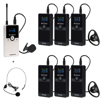 Retekess Tur Rehber Sistemi 2 Verici (Transmitter) + 48 Al�c� (Receiver)