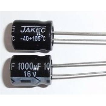 16 Volt 1000uF Kondansat�r - 10 Adet