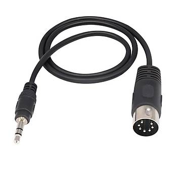 7 Pin Din Erkek to 3.5 mm Stereo Erkek Kablo 3 Metre