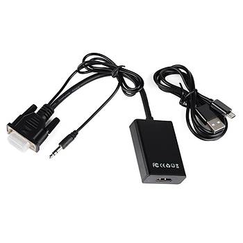 VGA Giri - HDMI k evirici Kablo