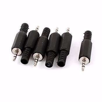 2.5 mm Plastik Stereo Erkek Jack - 10 Adet