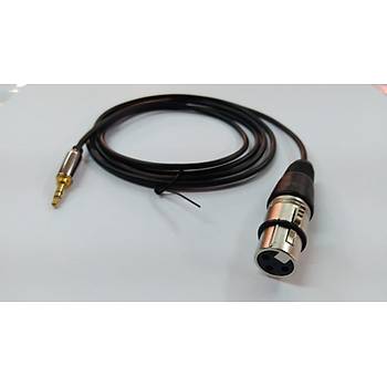 3.5 mm Stereo to XLR Dii Kablo 1.5 Metre
