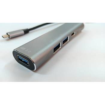 USB 3.1 Type-C Hub - 3x USB 3.0 + 1x Type-C